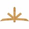 Ekena Millwork Alberta Rough Sawn Timber Gable Bracket, Western Red Cedar, 84"W x 42"H x 2"D x 6"F, 12/12 Pitch GBW084X42X0206ALB00RWR - alternate 1